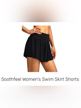 Black Swim Shorts for Women